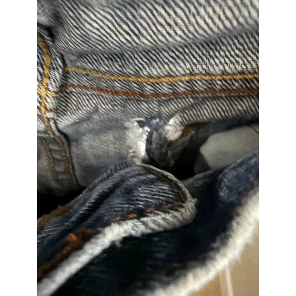 Banana Republic Wide Leg Straight Jeans‎ Men's 35x32 Dark Blue Denim Casual